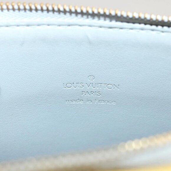 LOUIS VUITTON Monogram Vernis Motto Accessory Pouch Gris - Picture 15 of 16